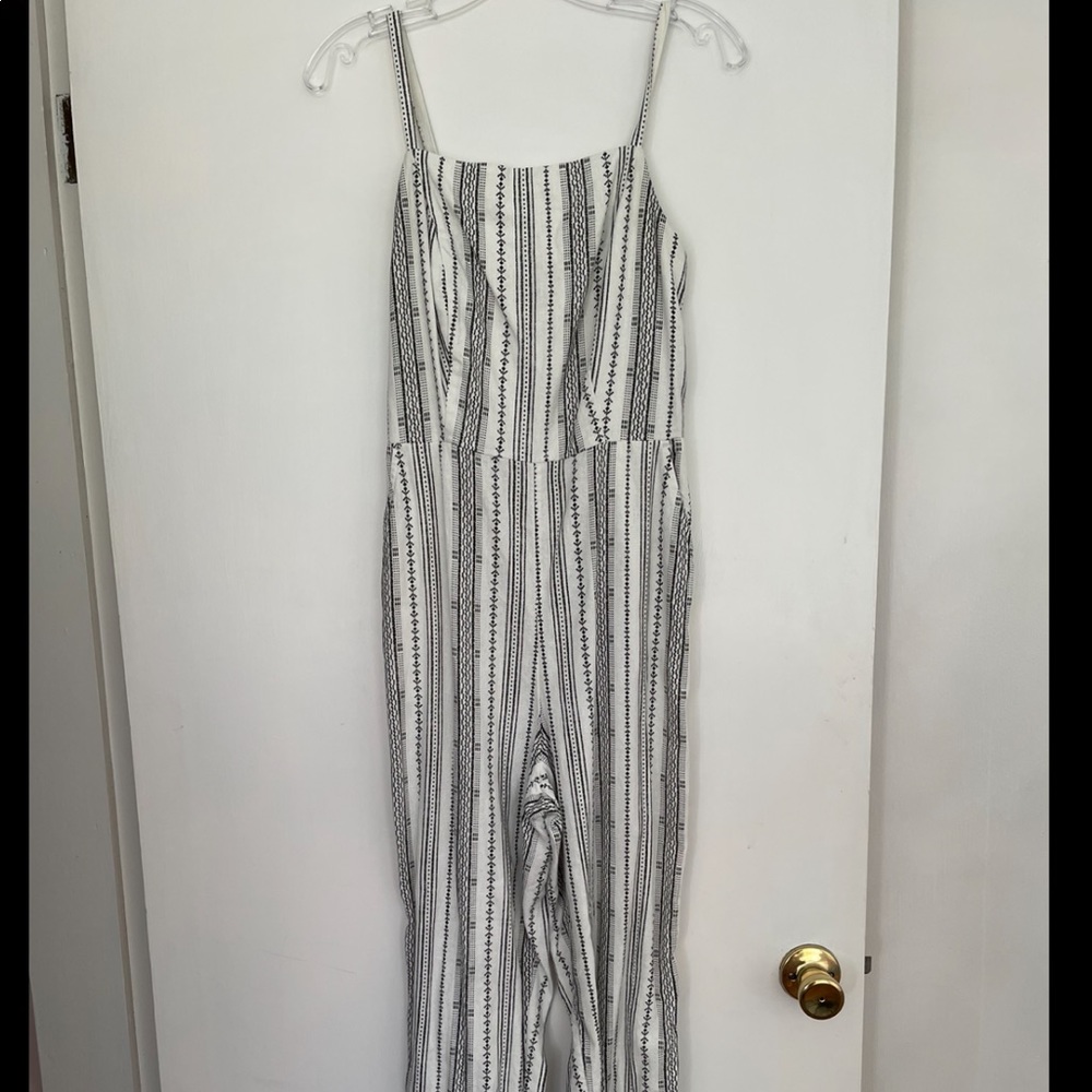 White Printed Jumpsuit